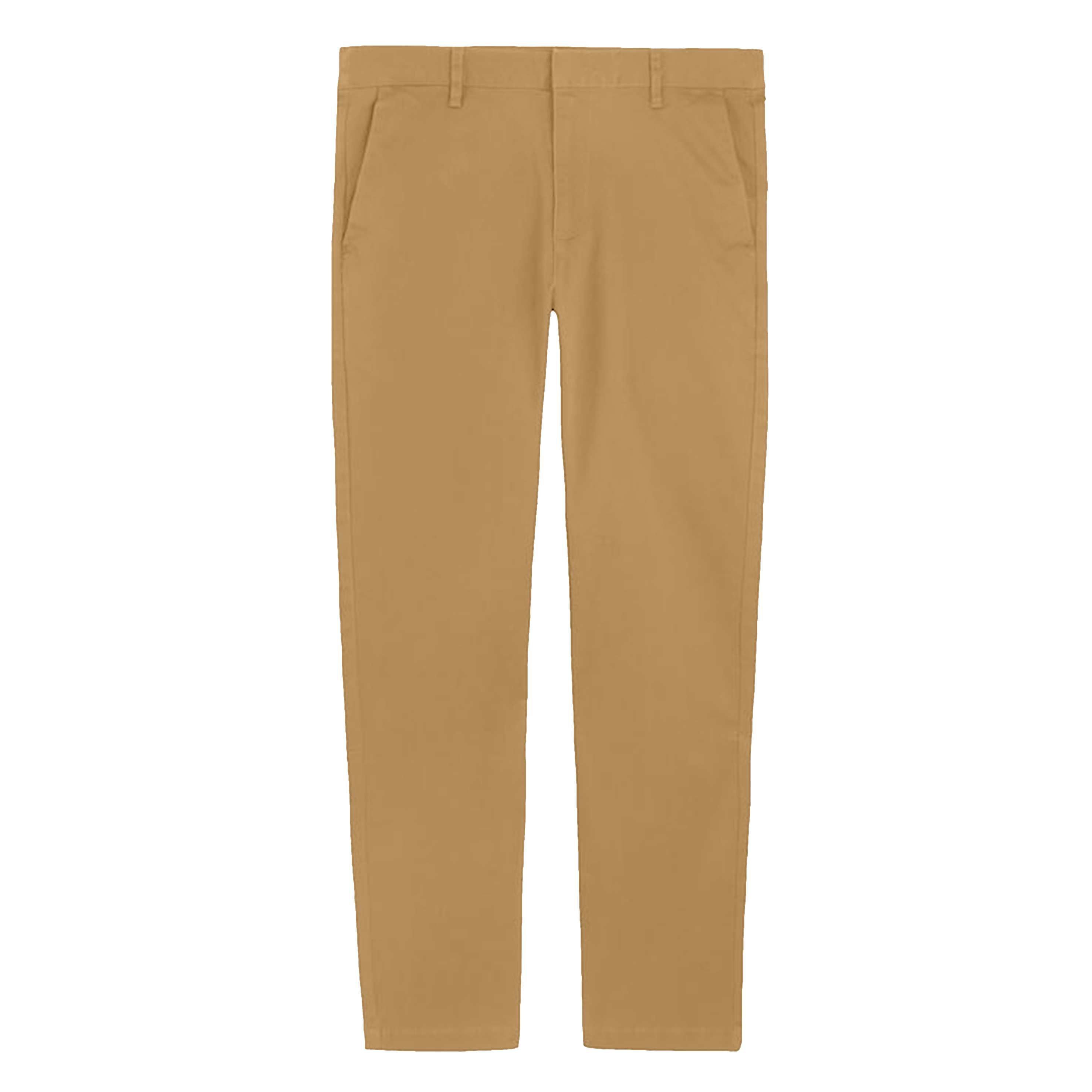 Khaki Fixed Belt Pants - Youniform